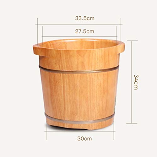 Tina de madera para baño de pies BABYCE para pedicura miniatura 7