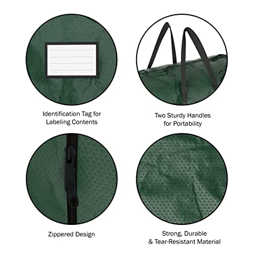 Elf Stor Christmas Duffel Bag, Store Up To A 9 Ft Artificial Tree, With Carry Handles For Easy Transport, Green #TOP3