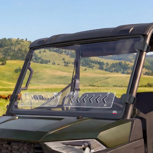 KEMIMOTO UTV SP 570 2022+ Front Vented Windshield Window (Not Fit FullSize)