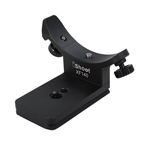 Flash Sale iShoot Metal Lens Collar Replacement Base Foot Stand Adapter for Fuji XF 100-400mm F4.5-5.6 R LM OIS WR Telephoto Lens Tripod Mount Ring-Bottom is Camera Quick Release Plate Feature