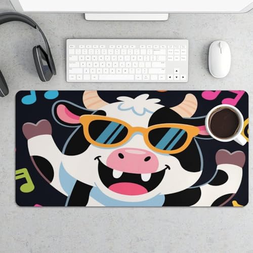 Desk Pad Protector 60x30 cm con diseño de vacas