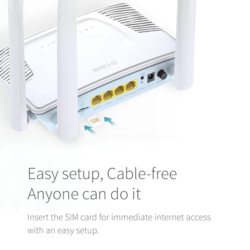 Image of D-Link G403C |N300 4G Smart Router | Works with Google Assistant and Alexa|High-Speed, Flexible Mobile Broadband