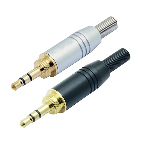 Prise mâle stéréo 3.5mm résolvant les faux contacts sur connecteur 6.35mm grâce au filetage