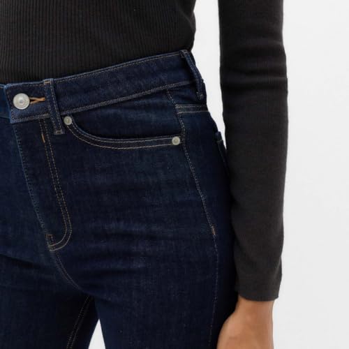 Image of Marks & Spencer Sculpt Straight Leg High Rise Denim Jeans