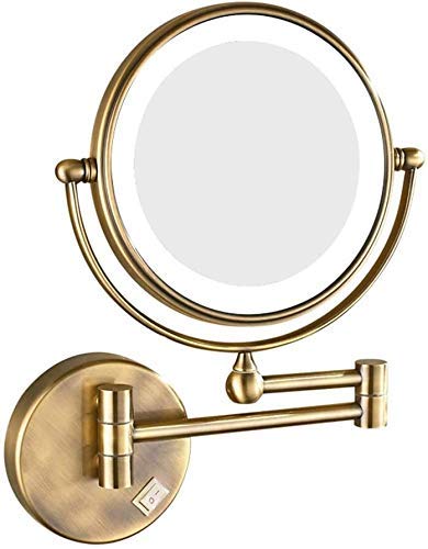 Miroir salle de bain pliante murale télescopique pour optimiser les petits espaces