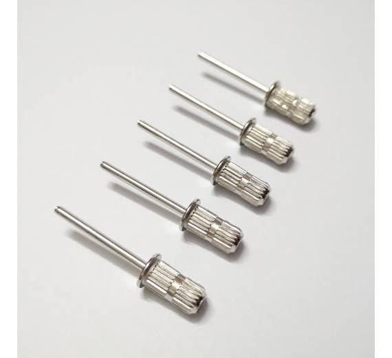 LALILL Mandrel Cap Carrier for Sanding Sleeves 2.35 mm - Sanding Cap Holder, Sanding Cap Carrier - Accessories for Manicure and Pedicure - Metal Carrier for Nail Cutter image 4