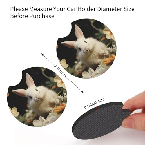 Posavasos para Auto Universal 2 Pzas Neopreno Antideslizante miniatura 2