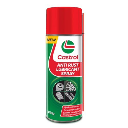 Castrol ANTI RUST LUBRICANT SPRAY for Bikes and Cars (420 ml) | Loosens Rust, Protects from Corrosion, Excellent Lubrication, Eliminates Squeaks & Red
