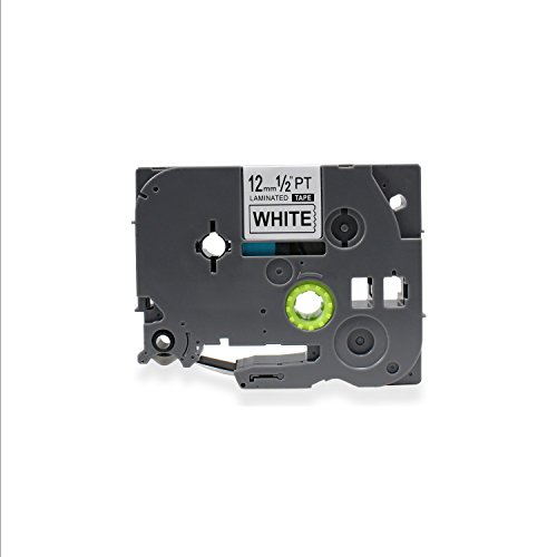 Fita Compatível TZ-231 Tze-231 Branca 12mm para Rotulador Brother PT-H105 PT-H110 PT-D210