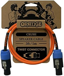 Orange Crush 3ft Speaker Cable, Twist Connector to Twist Connector