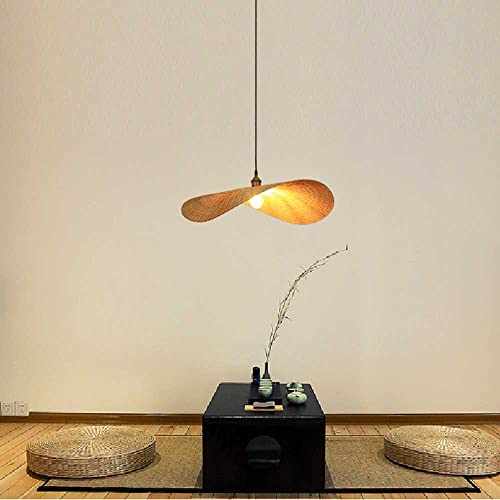 Lámpara mimbre beige y pantalla cesta bambú para accesorios iluminación interior 5