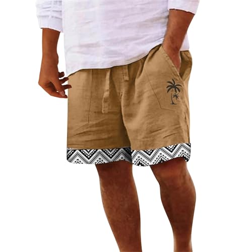 Shorts de sport homme imprimé idéal pour la plage et les vacances