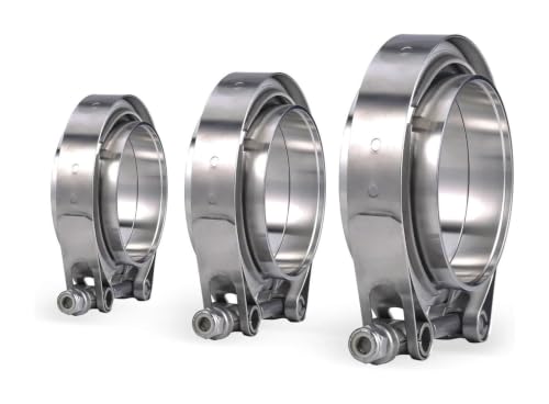 Abrazaderas para mangueras de acero inoxidable 304 con brida turbo 4