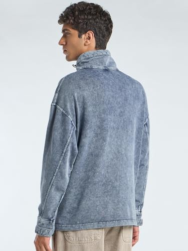 Pull col roulé chaud homme coupe ample pour éviter le froid hivernal