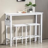 Finnhomy 47 inch Industrial Bar Table Set