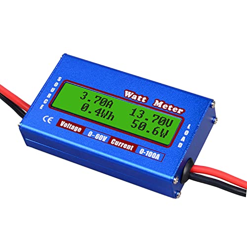 RC Watt Meter 100A Power Analyzer LCD Digital Balance Battery Voltage Checker