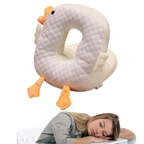 KJOET 動物のお昼寝枕、昼寝枕 | お用デスクピロー | と首のサポート フェイスダウンクッション、図書館、仕事、自宅、学校のデスク用のオールシーズンサポート睡眠枕