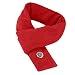 Sciarpa riscaldata riscaldata con cuscinetto riscaldato e - donna per uomo riscaldamento avvolgente come con sciarpa per collo sciarpa sciarpa canale sciarpe (Rosso, Taglia unica)