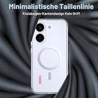 Fhyeugfy Magnetisch Case für Poco X8 Pro Hülle mit Schutzfolie für Panzerglas Displayschutzfolie,Kompatibel mit MagSafe Stoßfest Schutzhülle Handyhülle – Ansicht 8