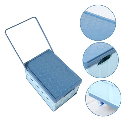 Conteneur de rangement compact pliable et mobile pour chambre - 8