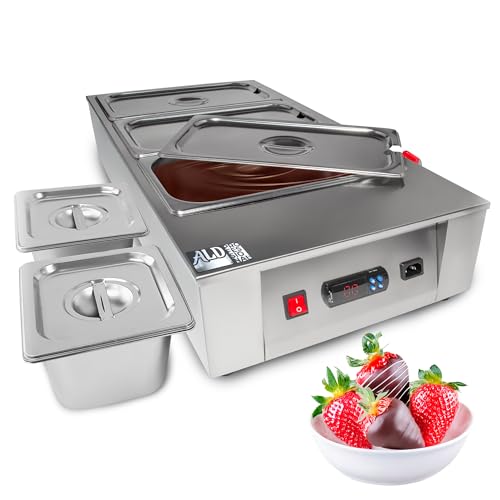 ALDKitchen Chocolate Melting Pot con control digital y 3 tanques miniatura 1