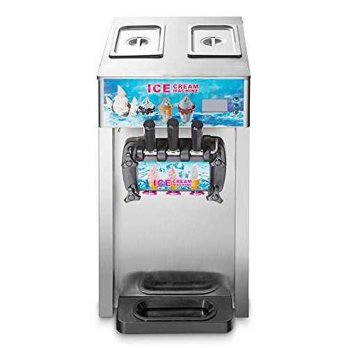 Produktfoto von Mxbaoheng Softeismaschine mit 3 Geschmacksrichtungen für den kommerziellen Einsatz, Eismaschine, 220 V
