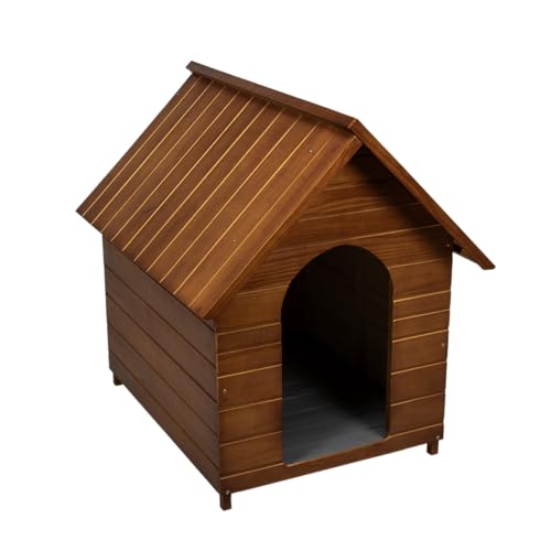 Casa Casinha De Cachorro em Madeira Pintada Grande N5 (Cerejeira)