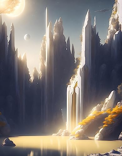 Affiches sur toile haute définition SERENDIPITP paysage de falaise artistique