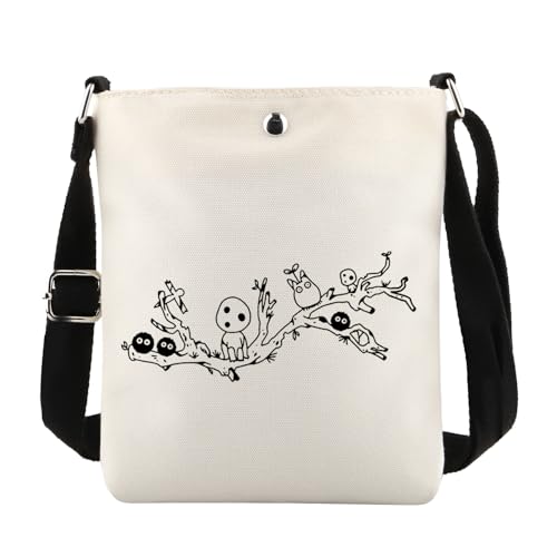 KUIYAI Bolsa cruzada de anime japonés, regalo para amantes del
