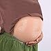 YUENA CARE Fake Pregnancy Belly Silicone Pregnant Belly Bump for Film Props Costume Skin S
