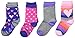 Stride Rite Girls' 4 Pack Hearts Crews