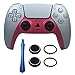 BeatCheat© PJ Electronic Ps5 Controller osłona płyty czołowej faceplate części zamienne narzędzie do otwierania nasadki do Playstation 5 Joystick obudowa środkowa pierścienie akumulatorowe, różowy