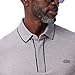 Lacoste Men's Regular Fit Paris Contrast Stretch Piqué Polo Shirt, Silver Chine, X-Large