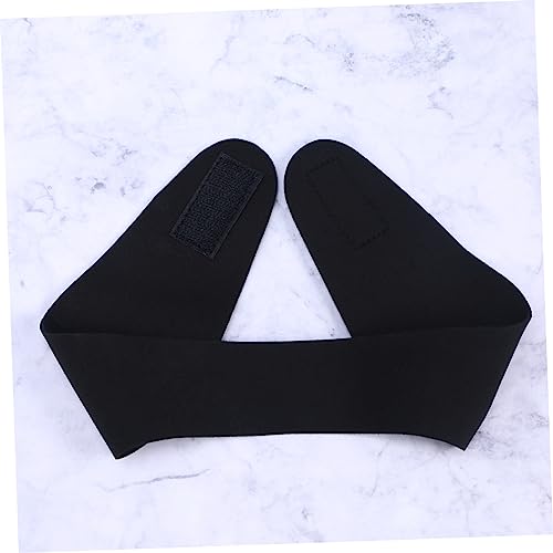 Waterproof Swimming Ear Band Adjustable Headband for Kids and Adults Soft Silicone Hair Protection for Bathing and Diving Black3