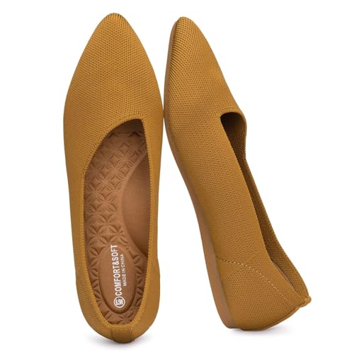 Zapatos planos anchos Frank Mully: elegancia puntiaguda y comodidad para tu oficina