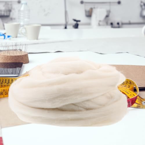 rosenice Merino Kammzug Naturwolle 200g (Galatea) – Bild 9