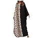Qianliniuinc Women Abaya Arabic Maxi Dress - Lady Plus Size Loose Cocktail Party Gown Black