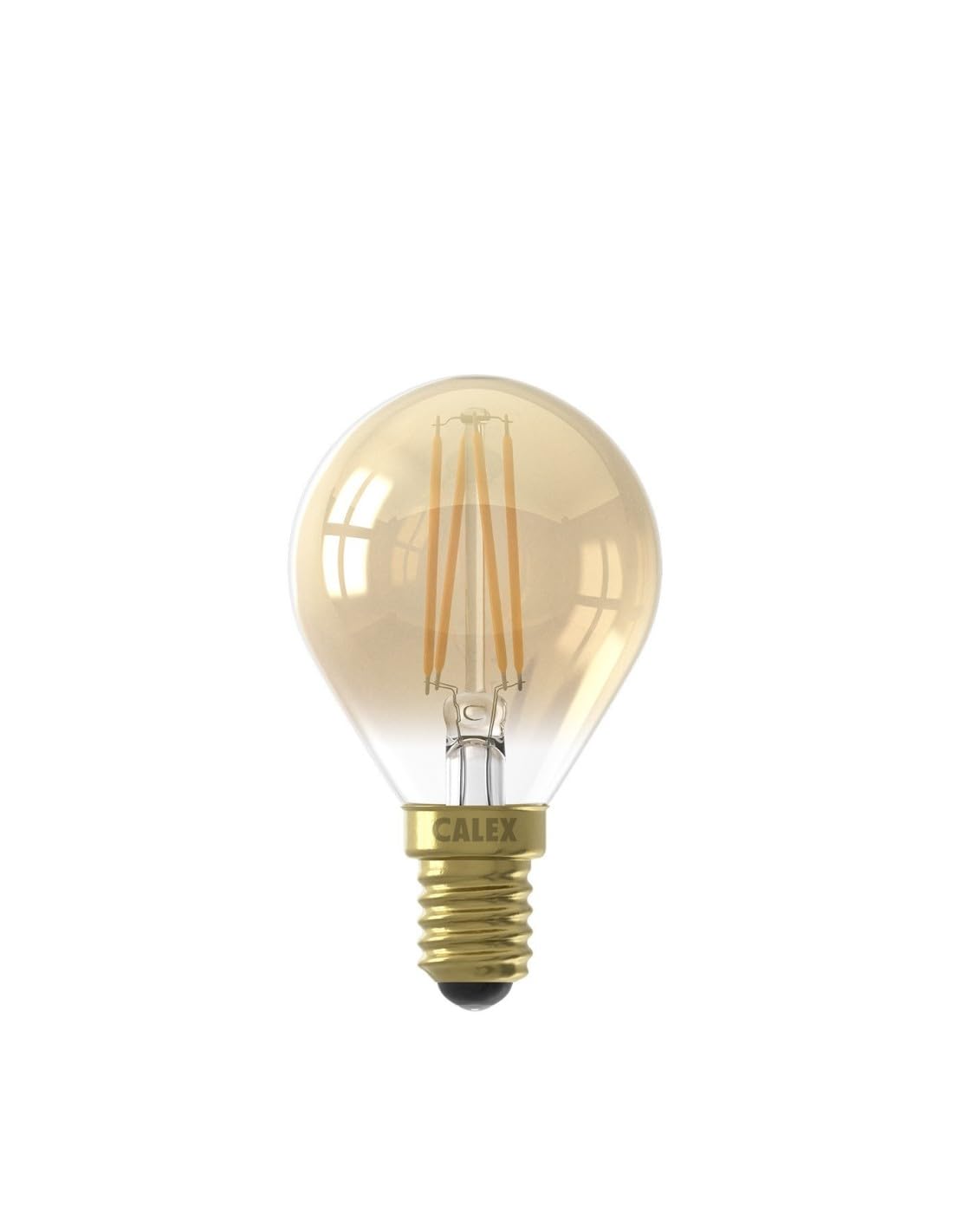 CALEX LED Golf Ball 240V 3.5W (25W eq.) E14 Gold 2100K Dimmable