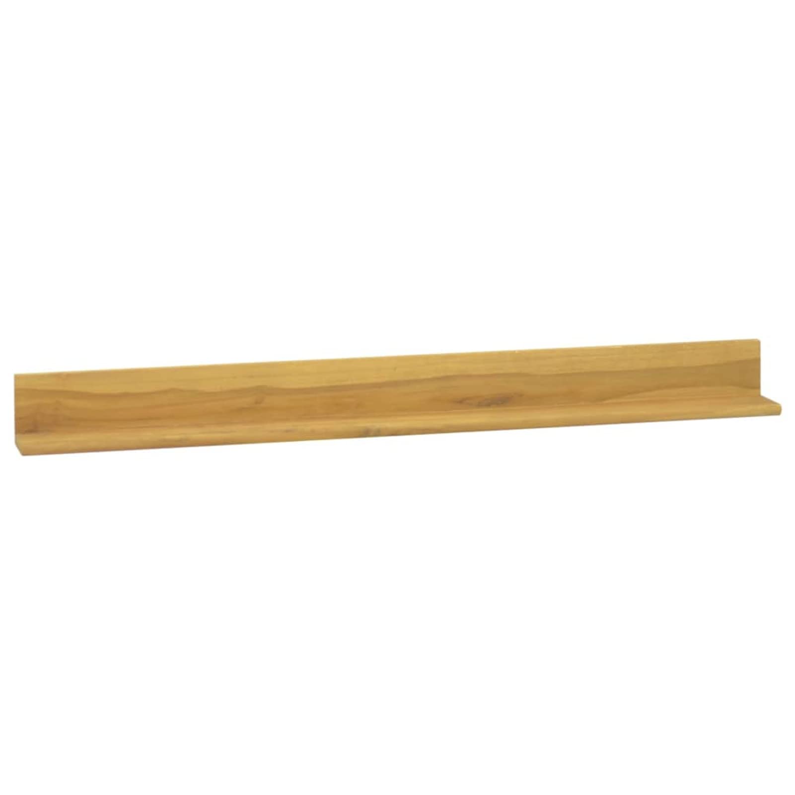 ZHOUMIN Mensole da Parete 2 pz 110x10x10 cm in Legno Massello di Teak,Mensola da Parete,Mensole da Muro,Mensole da Muro Design Moderne