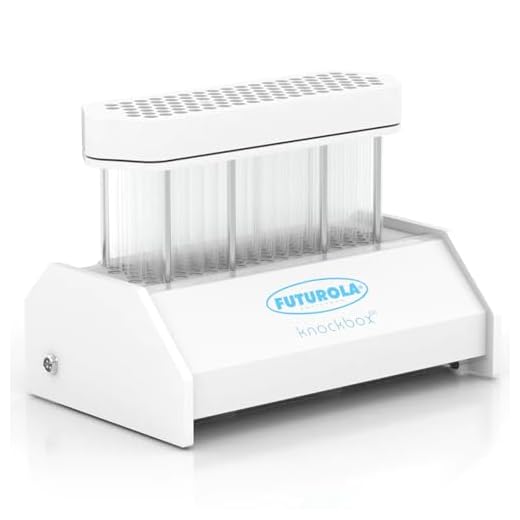 Futurola Knockbox 3/100 - The Ultimate Automated Cone Filling Machine - Perfect for Pre-Rolled Cones of Various Sizes - Fill 100 Pre-Rolled Cones in just 2 Minutes - Revolutionize Rolling Experience!