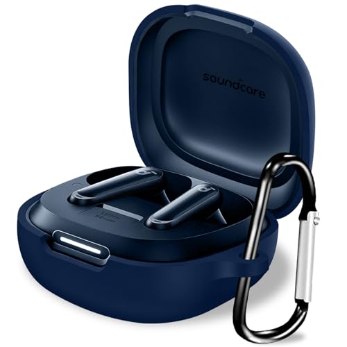 aitikya �K�p Anker Soundcore P40i �P�[�X �V���R�� �A���J�[ �T�E���h�R�A p40i �ی�J�o�[ �����[�d�\ �S�ʕی� �����h�~ �L�Y�h�~ �ϏՌ� �h�o �y�� ���[ �J�o�[ �J���r�i�t�� (�u���[)