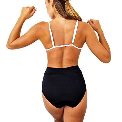 Period Swimwear for Teens, Women - Period Bathing Suits for Teen Girls, High Waisted Period Swim Bottoms3