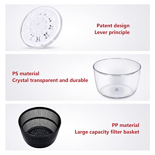 Tikmien Salad Spinner Best Salad Spinner Lettuce Spinner Salad Spinners Best Rated Salad Spinner Large Salad Spinner Collapsible #TOP4