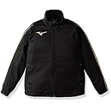 [ミズノ] サッカーウェア ウォームアップシャツ ジュニア P2MC7170 キッズ ブラック 130