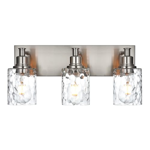 BONLICHT Bathroom Vanity Light Fixtures 3 Lights Modern Wall Sconce