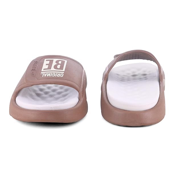Image of FLITE FL-2052 Men's Slides - Cushioned Casual Sandals for Gents, Soft Plush Padding & Bold Color Design