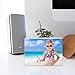 JUOIFIP 5 Pack Acrylic Picture Frame 5x7 Clear Double Sided Magnetic Picture Frameless Desktop Display Photo Frame with Stand Best Gift for Family, Baby, Friend