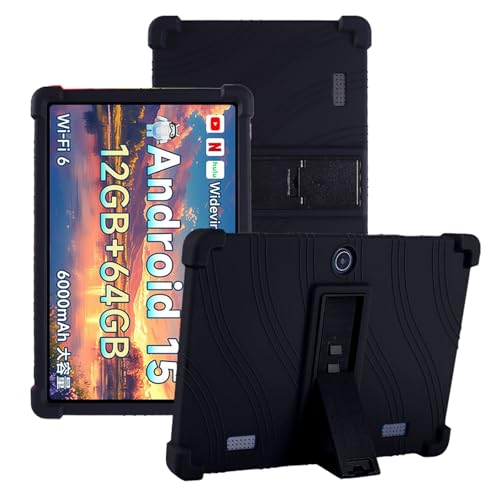 For Bmax I9 Plus �P�[�X �X�^���h�@�\�t���V���R���P�[�X YANMONGI �ϏՌ� �Ռ��z�� �h�o �����h�~ �L�Y�h�~ �ϋv �S�ʕی�J�o�[�i�u���b�N�j
