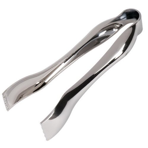 6.25" Silver Squeeze Tongs () by Sabert – silver, Model UM72STNG