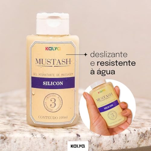 Gel Lubrificante Beijável - Mustash Silicon - Kalya